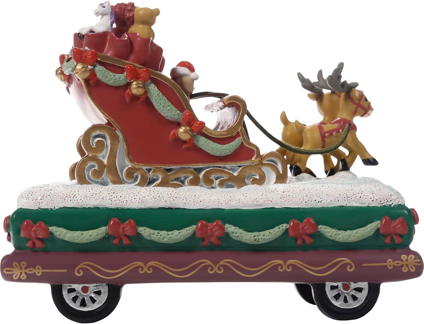 Precious Moments Santa is Coming Resin Figurine | Christmas Decor & Gifts | Santa Decorations