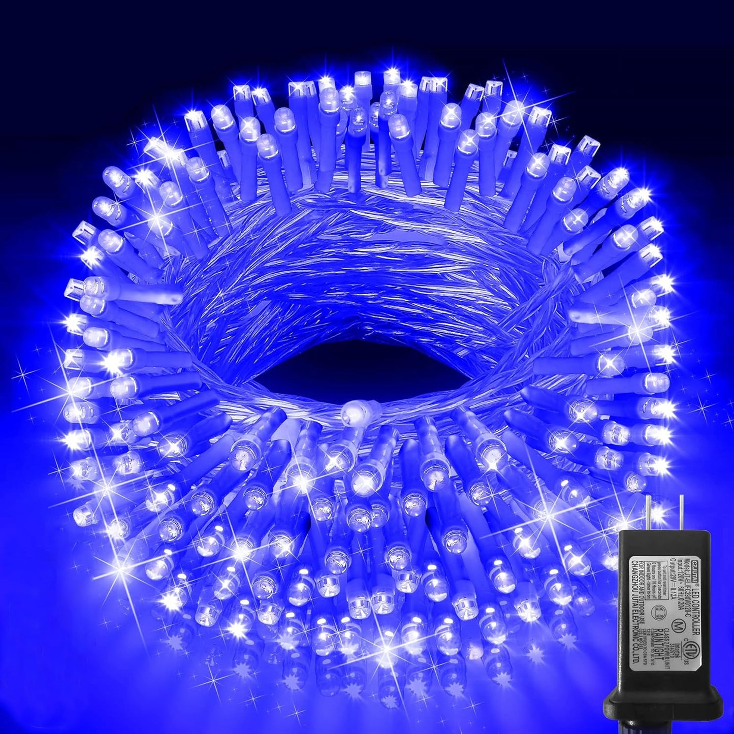 KNONEW 403ft 1000 LED Christmas String Lights Outdoor 8 Modes & Timer Fairy Light Plug in Waterproof LED String Lights for Xmas Yard Tree Wedding Party Holiday Decorations (Warm White)