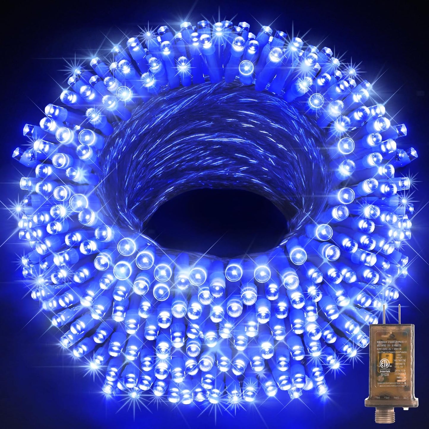 KNONEW 403ft 1000 LED Christmas String Lights Outdoor 8 Modes & Timer Fairy Light Plug in Waterproof LED String Lights for Xmas Yard Tree Wedding Party Holiday Decorations (Warm White)