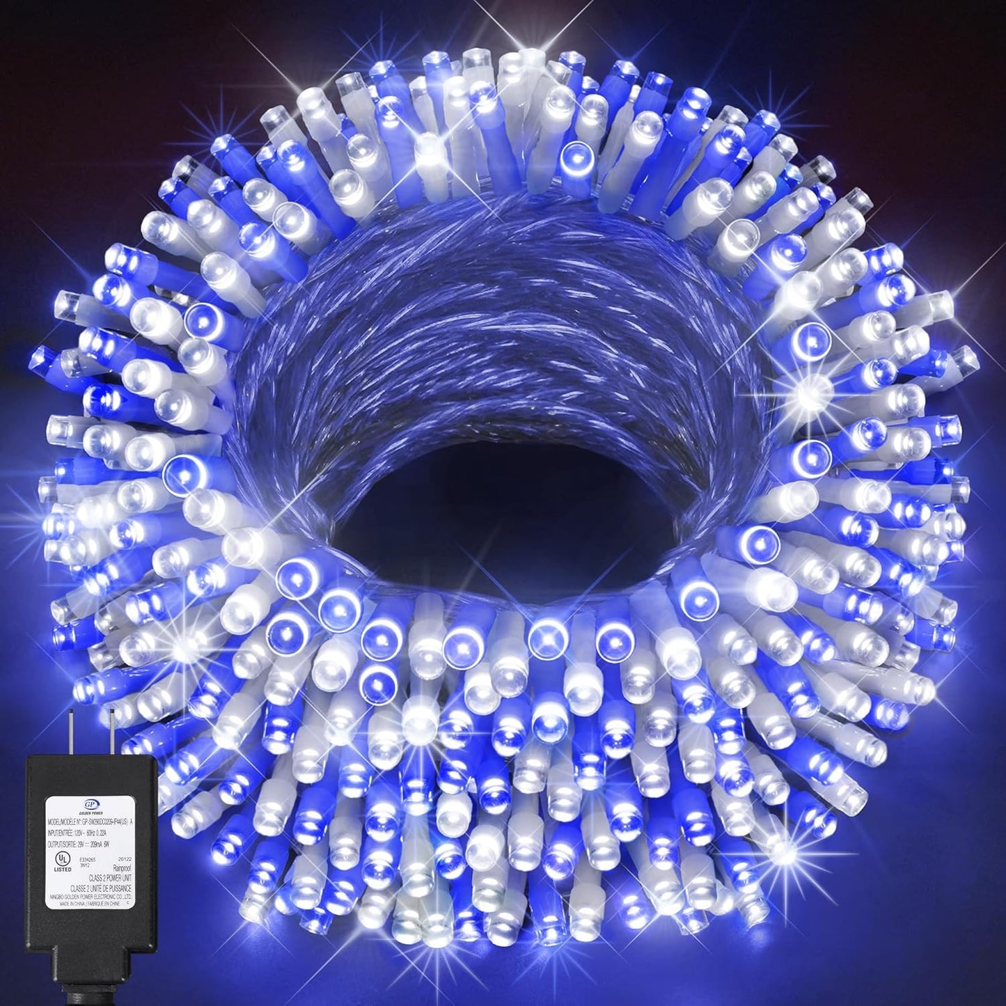 KNONEW 403ft 1000 LED Christmas String Lights Outdoor 8 Modes & Timer Fairy Light Plug in Waterproof LED String Lights for Xmas Yard Tree Wedding Party Holiday Decorations (Warm White)