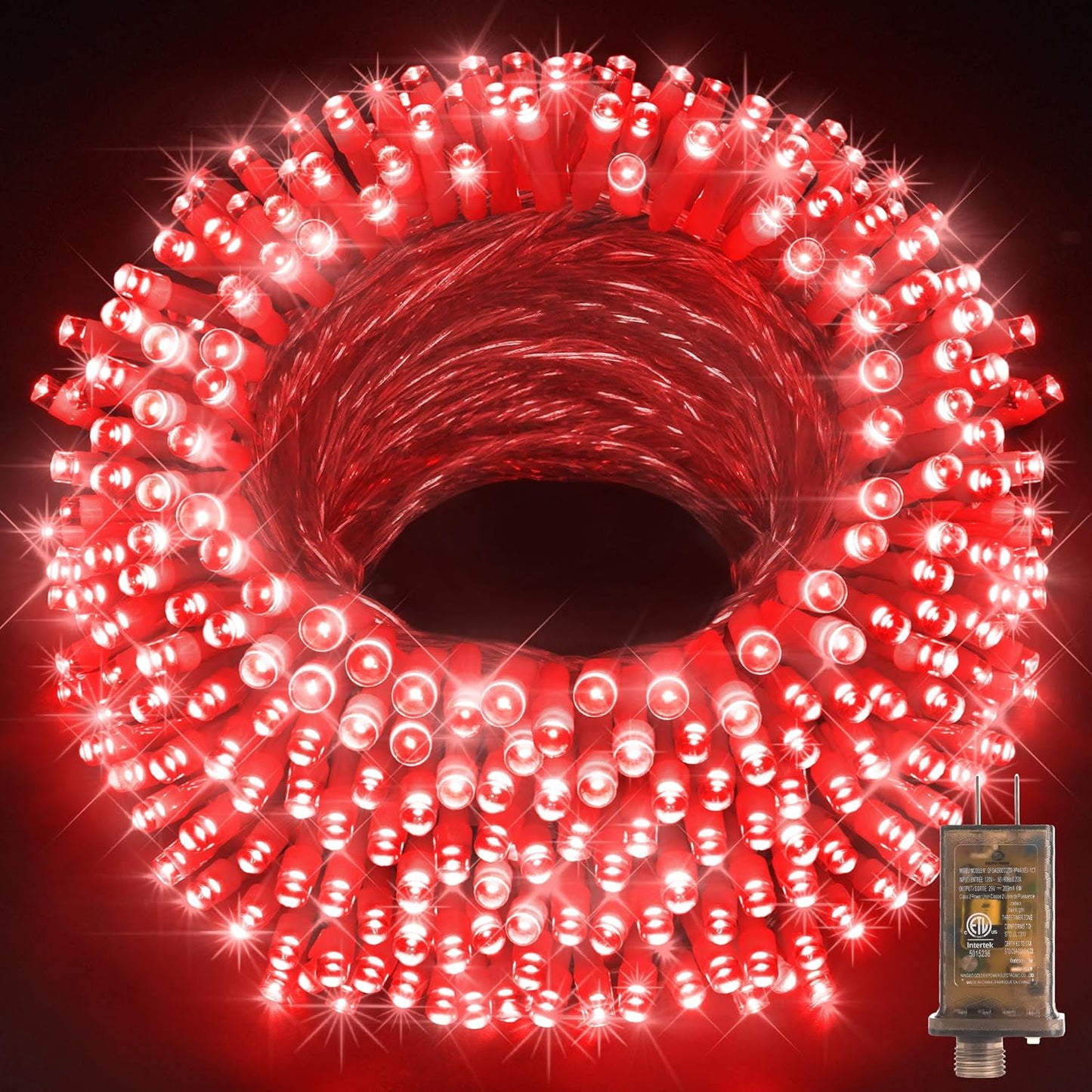 KNONEW 403ft 1000 LED Christmas String Lights Outdoor 8 Modes & Timer Fairy Light Plug in Waterproof LED String Lights for Xmas Yard Tree Wedding Party Holiday Decorations (Warm White)